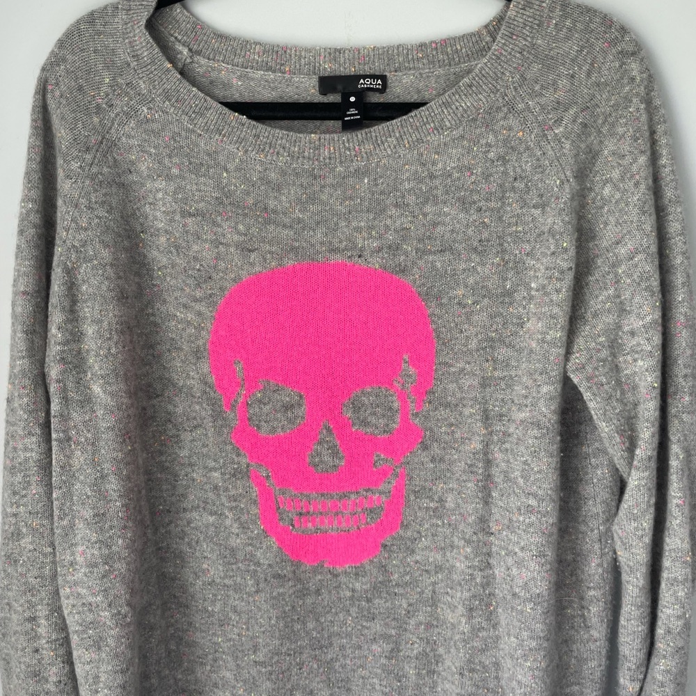 Aqua Cashmere Sweater